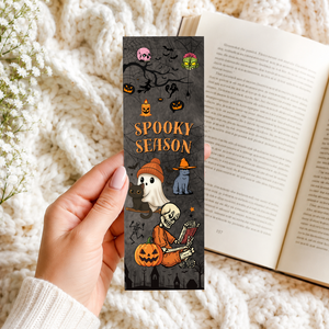 Spooky Season � olvasó csontváz könyvjelző - Meska.hu