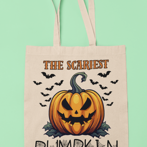 The scariest pumpkin in the patch vászontáska - táska & tok - bevásárlás & shopper táska - shopper, textiltáska, szatyor - Meska.hu