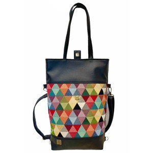SuziartBag Fekete káró mintás 3in1 táska - táska & tok - kézitáska & válltáska - válltáska - Meska.hu