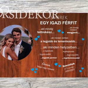 ISMEREK EGY FÉRFIT Ajándék tábla - fekvő, Otthon & Életmód, Dekoráció, Kép & Falikép, Táblakép, , MESKA