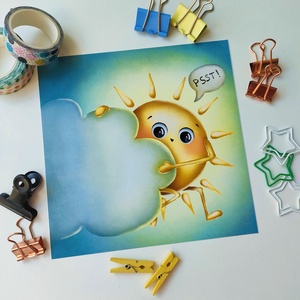PSST! print - otthon & lakás - dekoráció - kép & falikép - művészi nyomat - Meska.hu