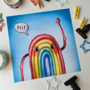 HI! print - otthon & lakás - dekoráció - kép & falikép - művészi nyomat - Meska.hu