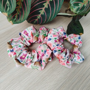 Scrunchie hajgumi rózsaszín  - ruha & divat - hajdísz & hajcsat - hajgumi - Meska.hu