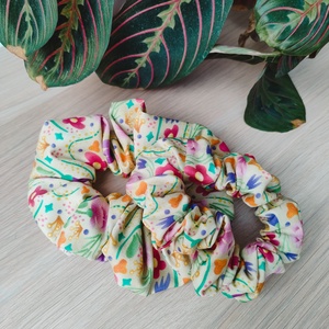 Scrunchie hajgumi sárga - ruha & divat - hajdísz & hajcsat - hajgumi - Meska.hu