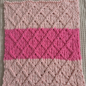 Babatakaró rendelésre ketesztmintás  - otthon & életmód - babaszoba, gyerekszoba - babatakaró, gyerek pléd - Meska.hu