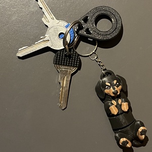 Flexi Tacskó (Dachshund) kulcstartó , Táska & Tok, Kulcstartó & Táskadísz, Kulcstartó, Mindenmás, MESKA