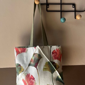Ginkgo biloba shopper táska - táska & tok - bevásárlás & shopper táska - shopper, textiltáska, szatyor - Meska.hu