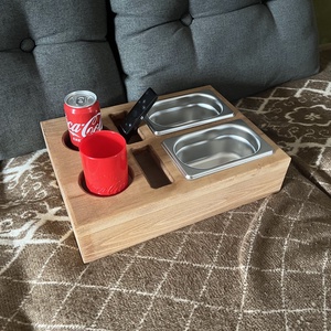 Kanapé rendező doboz, nasi tartó, filmezéshez, ajándék ötlet, filmező, kanapé inas, butler sofa,  Snack butler - otthon & életmód - tárolás & rendszerezés - doboz - Meska.hu