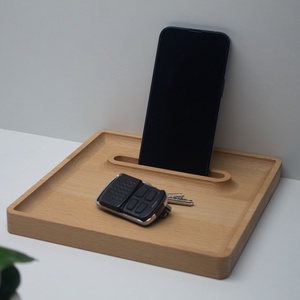 asztali rendező rendszerező tömörfa tál tálca, Everyday Carry, EDC, kártya tartó, pénztárca, kulcs, telefon - Meska.hu