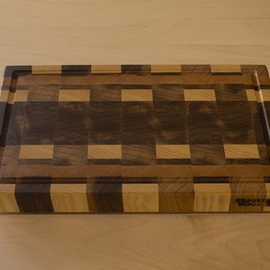 Mozaik dió bükk akác vágódeszka, húsvéti ajándék, konyha kellék - otthon & életmód - konyhafelszerelés, tálalás - sütés, főzés - vágódeszka - Meska.hu