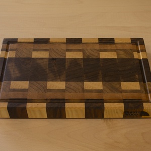 Mozaik dió bükk akác vágódeszka, húsvéti ajándék, konyha kellék - otthon & életmód - konyhafelszerelés, tálalás - sütés, főzés - vágódeszka - Meska.hu