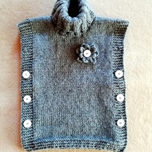 Kézzel kötött gyerek poncsó - Meska.hu