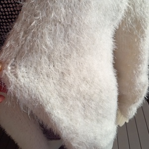 Fehér moher kardigán  - ruha & divat - női ruha - pulóver - Meska.hu Fehér moher kardigán  - ruha & divat - női ruha - pulóver - Meska.hu