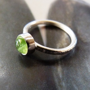Peridot ezüst gyűrű  -  - Meska.hu