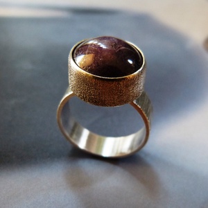 Csillagrubin ezüst gyűrű 3 -  - Meska.hu