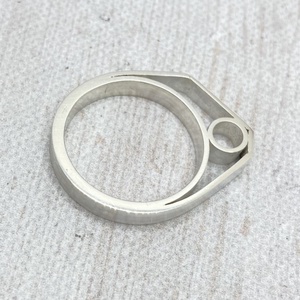 Modern ezüst gyűrű , Ékszer, Gyűrű, Statement gyűrű, Ékszerkészítés, Ötvös, Meska