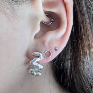 Magma bedugós fülbevaló - ékszer - fülbevaló - pötty fülbevaló - Meska.hu