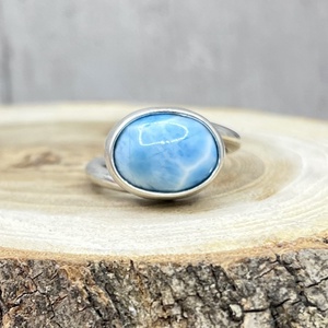 Larimár ezüst gyűrű , Ékszer, Gyűrű, Statement gyűrű, Ékszerkészítés, Ötvös, MESKA