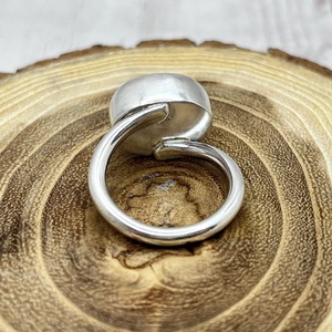 Larimár ezüst gyűrű  - ékszer - gyűrű - statement gyűrű - Meska.hu