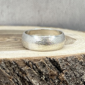 Domború ezüst karikagyűrű  - Meska.hu