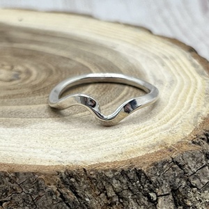 Dupla hullám ezüst gyűrű  - Meska.hu