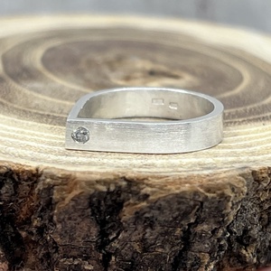 Ezüst gyűrű topázzal - ékszer - gyűrű - szoliter gyűrű - Meska.hu