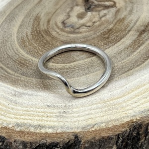 Hullám ezüst gyűrű (2) - ékszer - gyűrű - fonódó gyűrű - Meska.hu