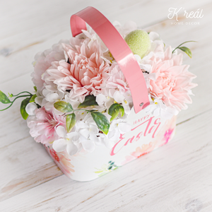 Húsvéti virágkosár - tavaszi dekoráció - otthon & életmód - dekoráció - Meska.hu