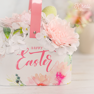 Húsvéti virágkosár - tavaszi dekoráció - otthon & életmód - dekoráció - Meska.hu