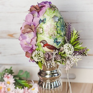 Húsvéti tojásdekoráció - ünnepi díszek, dekorációk - húsvéti díszek és dekorációk - húsvéti tojás, hímestojás - Meska.hu