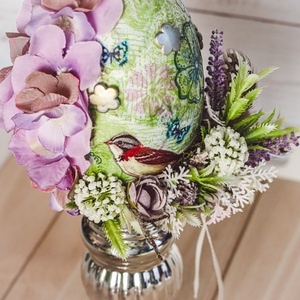 Húsvéti tojásdekoráció - ünnepi díszek, dekorációk - húsvéti díszek és dekorációk - húsvéti tojás, hímestojás - Meska.hu