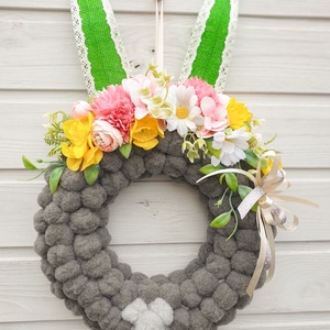 Húsvéti ajtódísz - ünnepi díszek, dekorációk - húsvéti díszek és dekorációk - húsvéti ajtódísz, kopogtató - Meska.hu