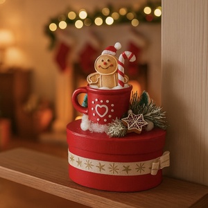 Mézis karácsonyi ajándékdoboz, Karácsony, Karácsonyi lakásdekoráció, Karácsonyi lakásdíszek, Virágkötés, MESKA