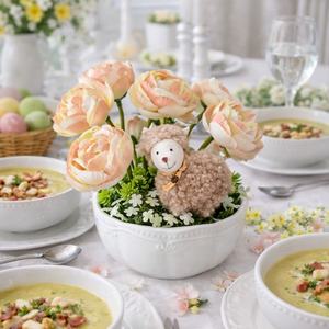 Tavaszi lakásdekoráció - ünnepi díszek, dekorációk - húsvéti díszek és dekorációk - húsvéti asztaldíszek - Meska.hu