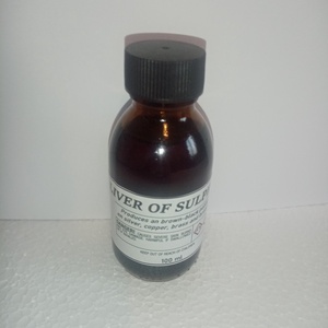 Kénmáj,  liver of sulphur  100 ml, Kellékek & szerszámok, Festék, Patina, Mindenmás, MESKA