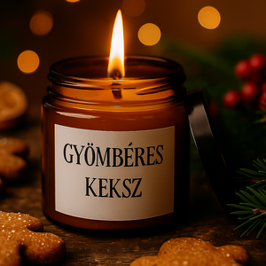 Gyömbéres keksz illatgyertya - Meska.hu