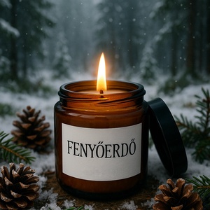 Fenyőerdő illatgyertya, Otthon & Életmód, Gyertya, illat, aroma, Mécses és mécsestartó, Gyertya-, mécseskészítés, MESKA