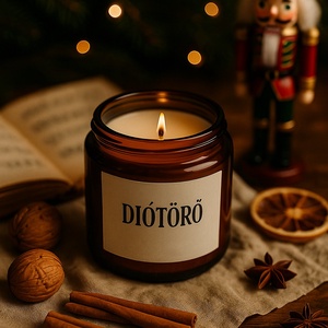 Diótörő illatgyertya, Otthon & Életmód, Gyertya, illat, aroma, Mécses és mécsestartó, Gyertya-, mécseskészítés, MESKA