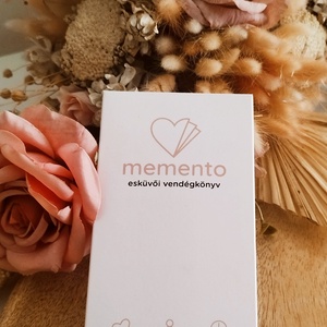 Memento esküvői vendégkönyv - kreatív emlékkártyák kérdésekkel, Esküvő, Emlék & Ajándék, Vendégkönyv, Papírművészet, Könyvkötés, MESKA