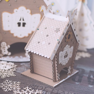 Mézeskalács házikó - karácsony - karácsonyi lakásdekoráció - karácsonyi falu, házikó - Meska.hu