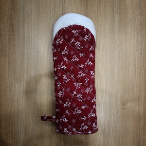 Sütőkesztyű teflonnal - bordó kékfestő mintával - otthon & életmód - konyhafelszerelés, tálalás - konyhai textil - edényfogó & edényfedő - Meska.hu