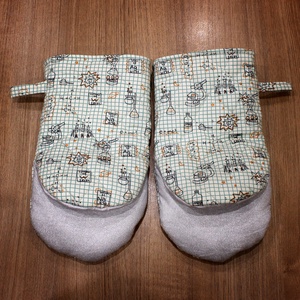 Edényfogó kesztyű teflonnal - kémiás - otthon & életmód - konyhafelszerelés, tálalás - konyhai textil - edényfogó & edényfedő - Meska.hu