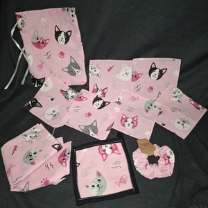 Cicás konyhai textília szett - otthon & életmód - konyhafelszerelés, tálalás - konyhai textil - konyharuha & törlőkendő - Meska.hu