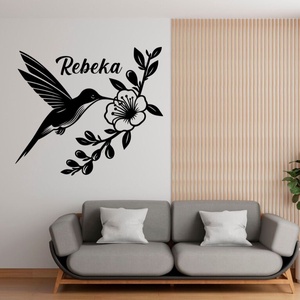 Kolibri matrica egyedi névvel - Meska.hu