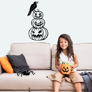 Halloween tök matrica - otthon & életmód - dekoráció - halloween - halloweeni dekoráció - Meska.hu
