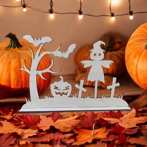 Natúr fa, talpas Halloween dekoráció, madárijesztő - otthon & életmód - dekoráció - halloween - halloweeni dekoráció - Meska.hu
