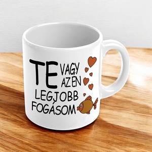 Te vagy az én legjobb fogásom - bögre - otthon & életmód - konyhafelszerelés, tálalás - tálalás - bögre & csésze - Meska.hu