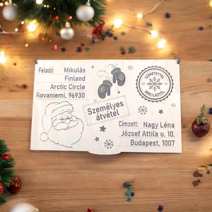 Egyedi Mikulás doboz - színezhető - karácsony - mikulás - mikulás ajándékok - Meska.hu