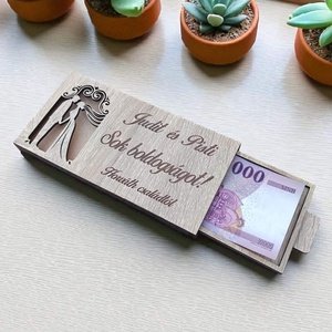 Esküvői pénzátadó, kihúzható - esküvő - emlék & ajándék - nászajándék - esküvői pénzátadó doboz - Meska.hu