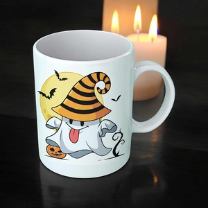 Halloween bögre - vicces szellem mintával - egyedi névvel - otthon & életmód - konyhafelszerelés, tálalás - tálalás - bögre & csésze - Meska.hu
